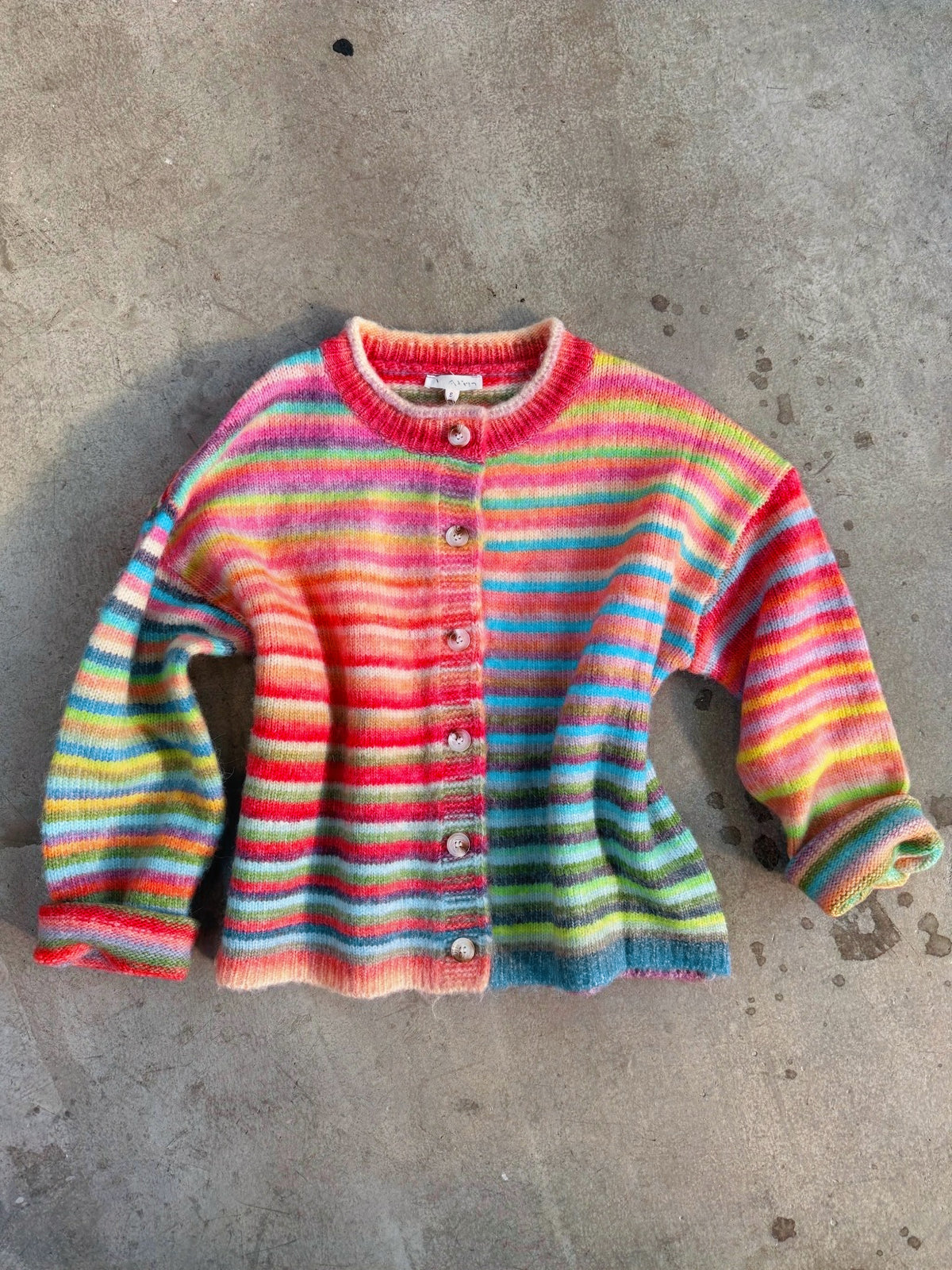rainbow cardigan