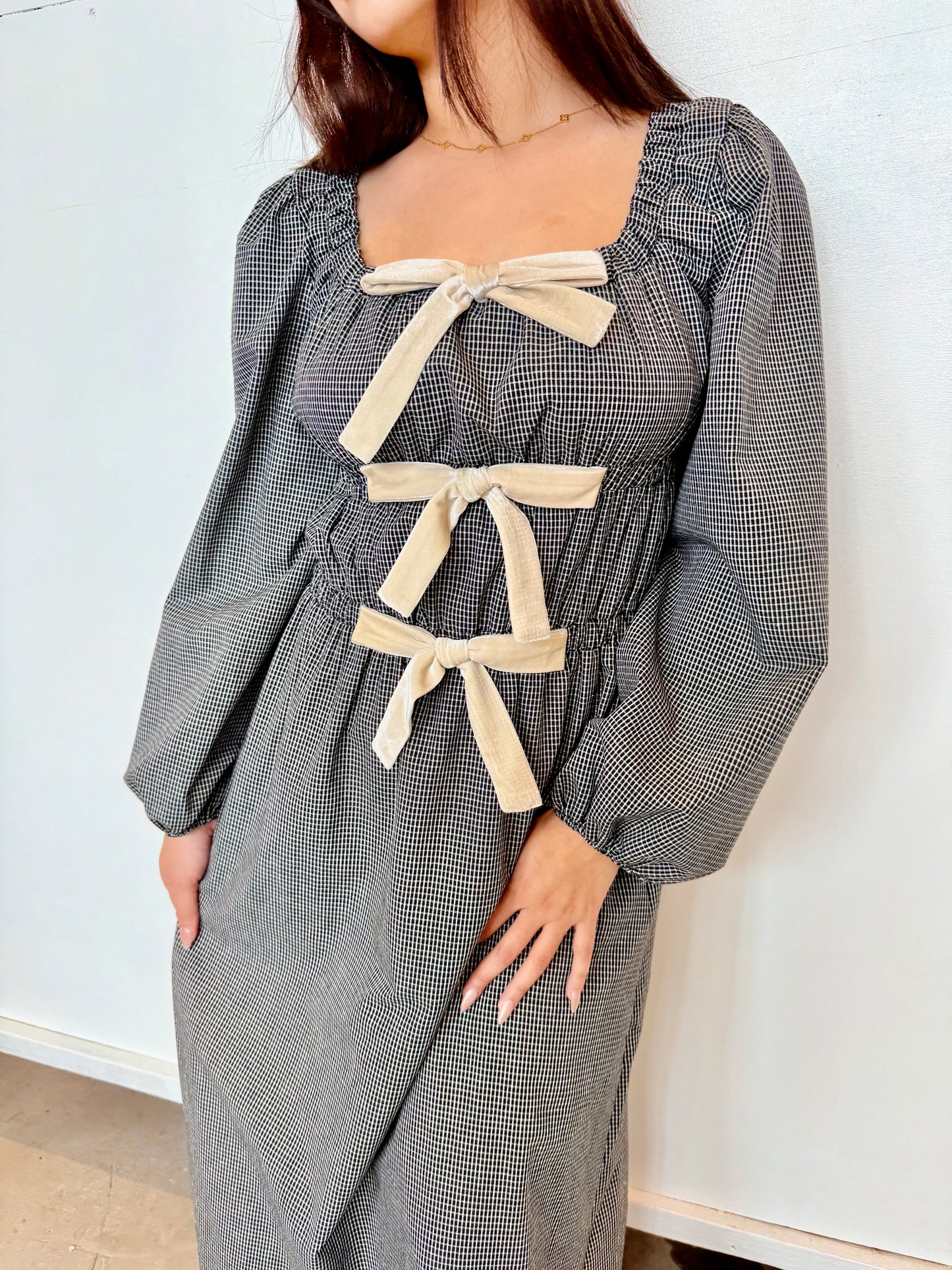 Ivy black maxi dress