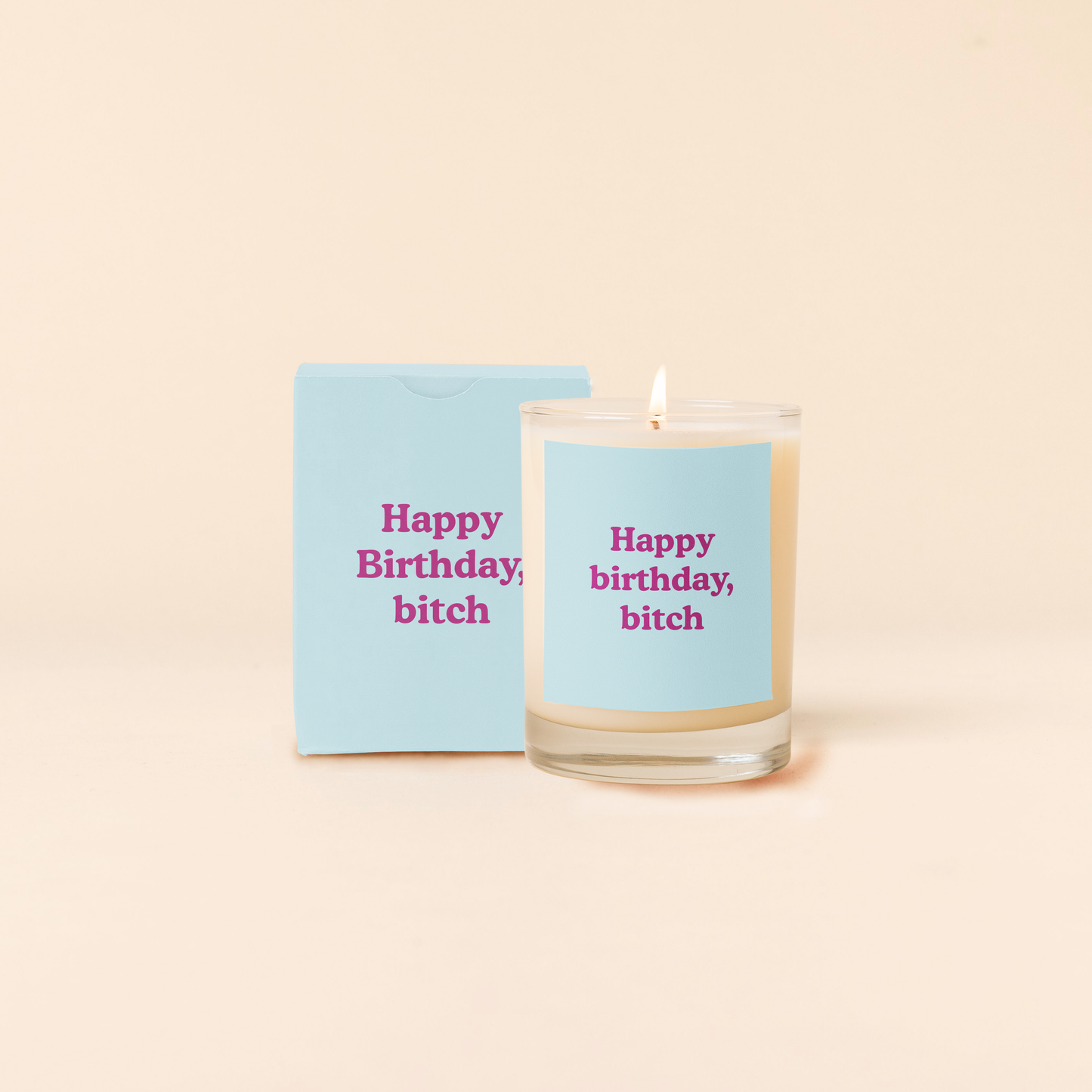 NEW! Candle Rocks Glass - Yippie