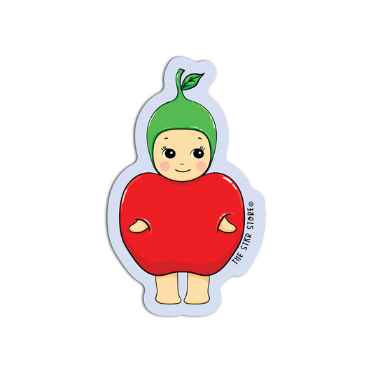 Baby Apple Vinyl Textured Sticker