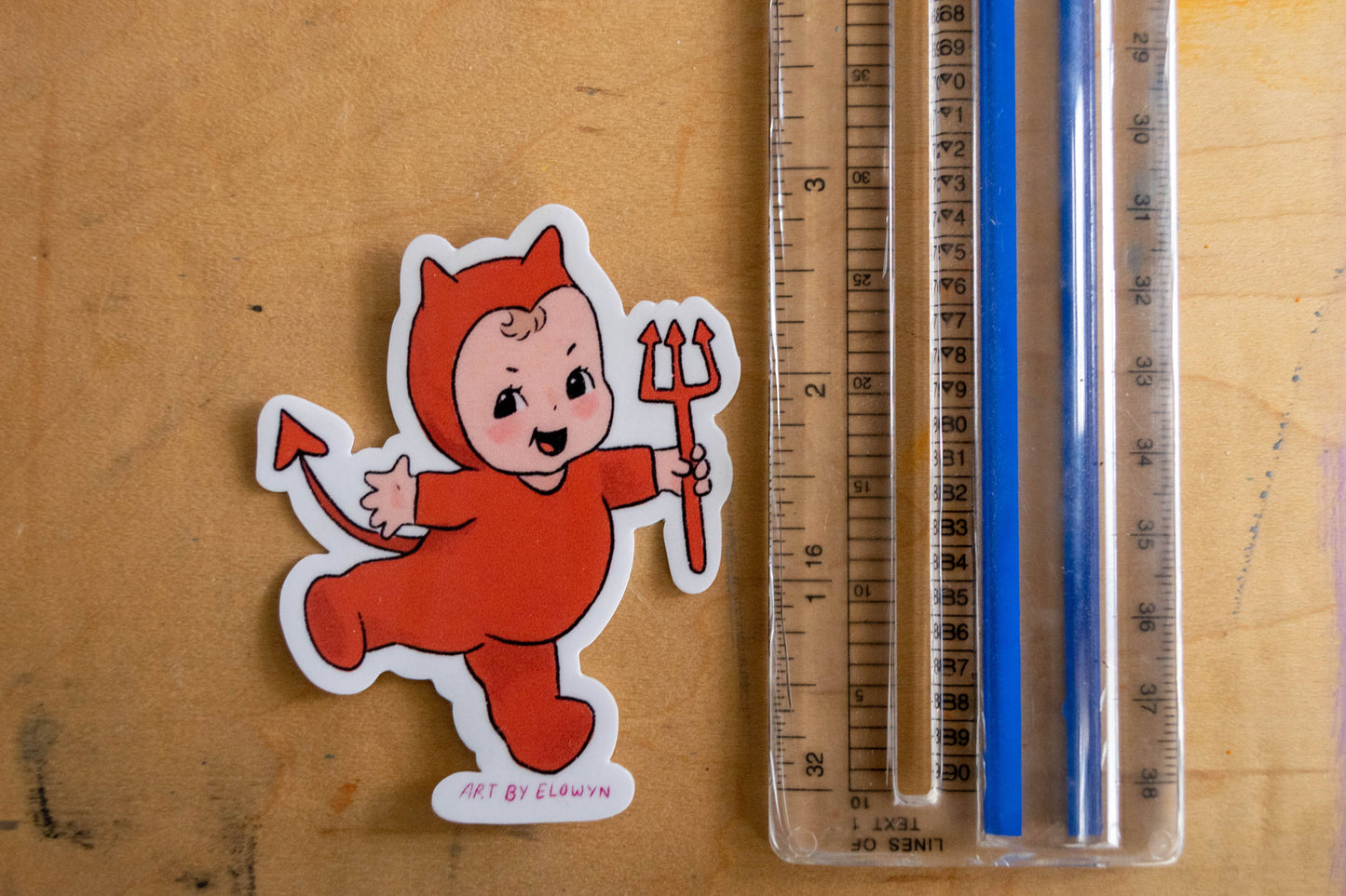 Kewpie Sticker