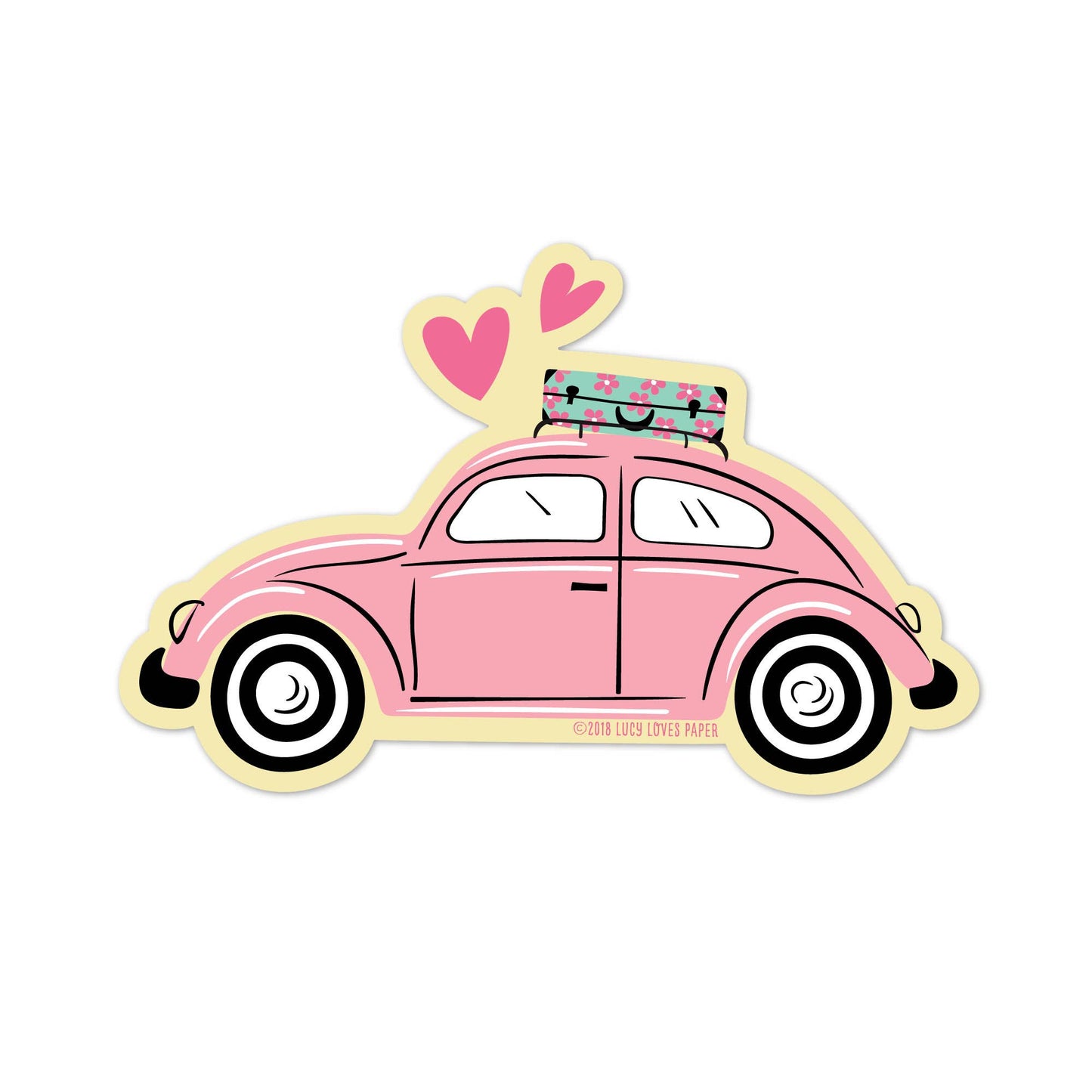 Pink Love Trip | Car Vinyl Sticker