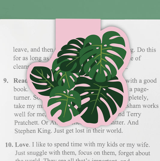 Magnetic Bookmark | Monstera Plant