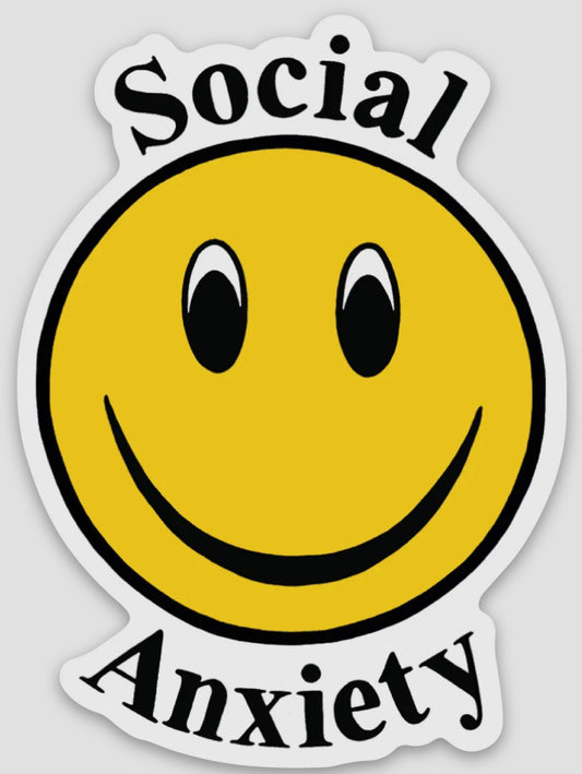 social anxiety sticker