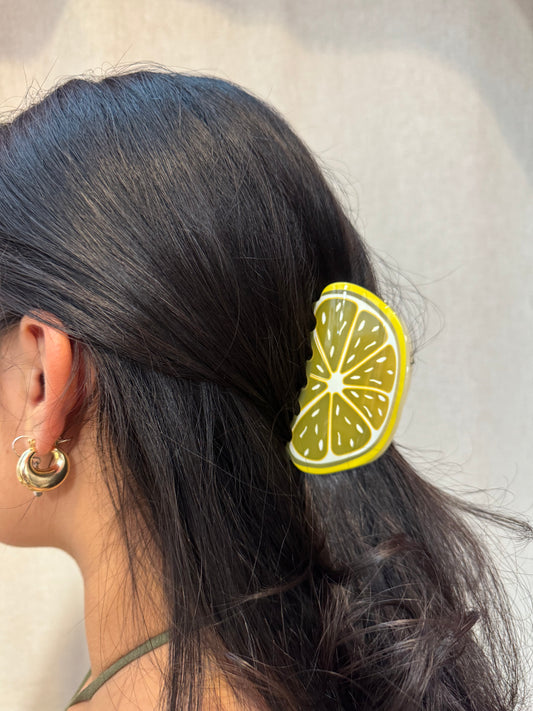 fruit hair clips