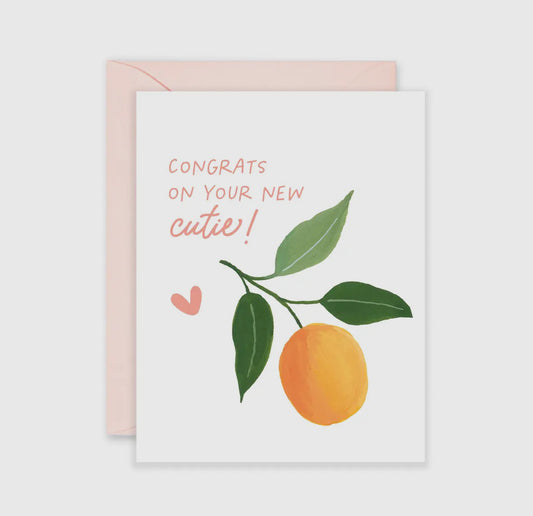 cutie congrats card