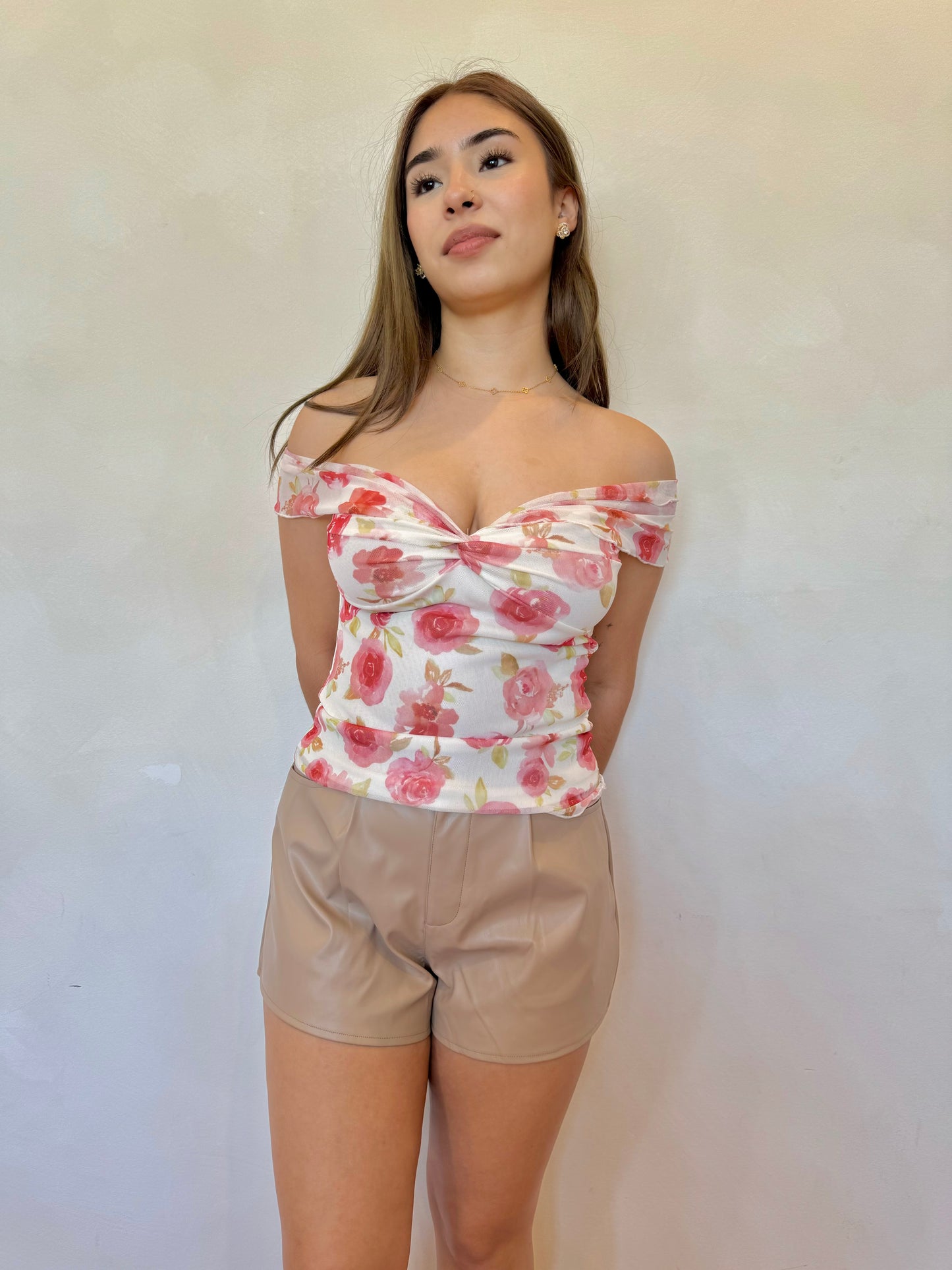 Amiri pleather shorts