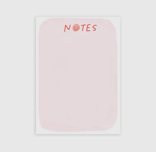 smiley notepad