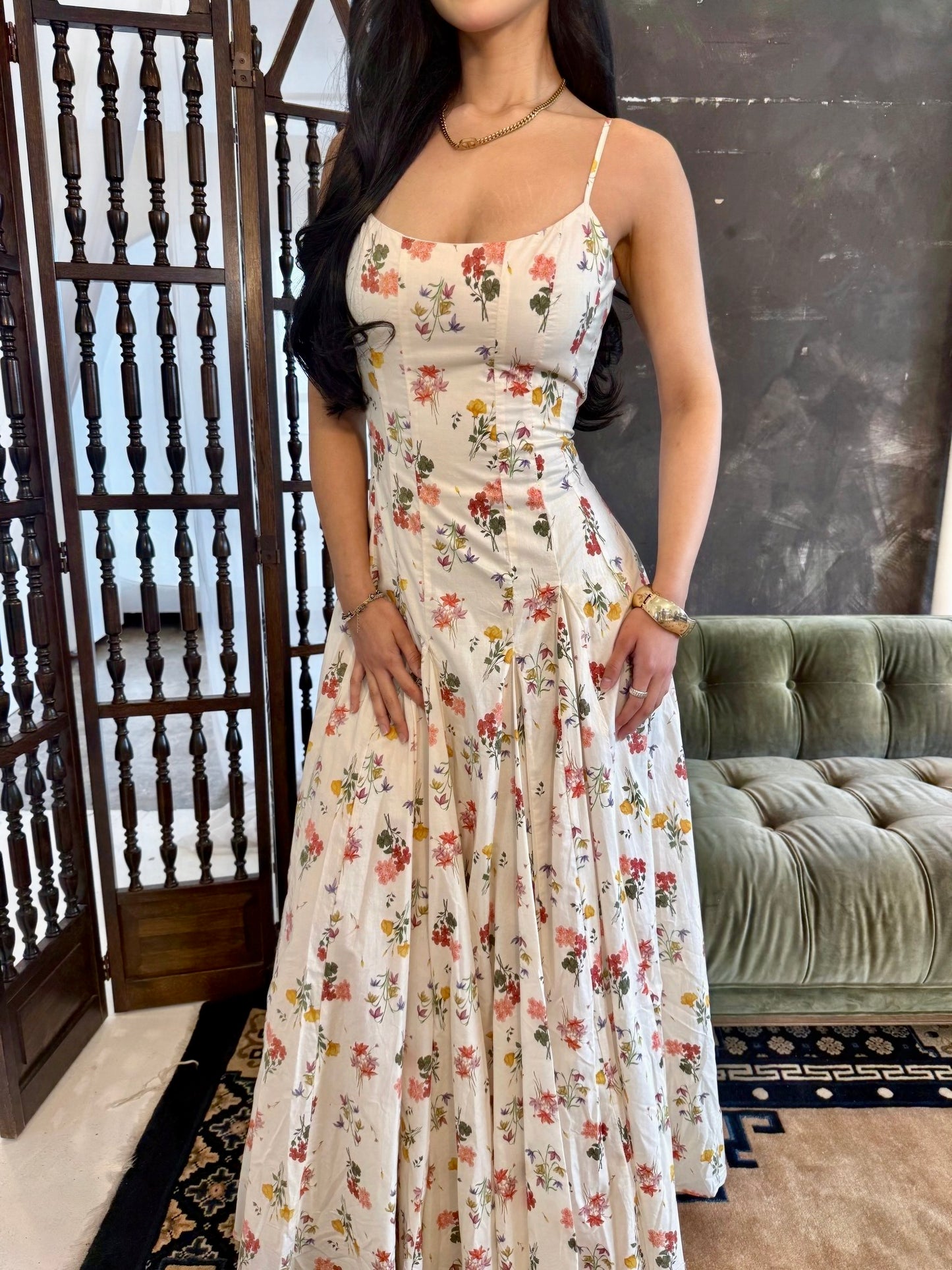 Floral flurry dress