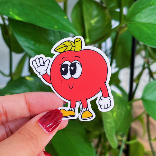 Teacher Apple Sticker