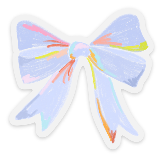 Porque Bow Sticker