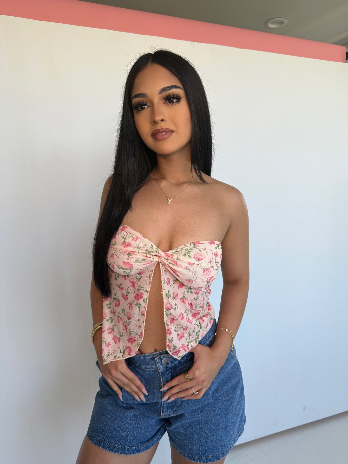 Peachy summer top
