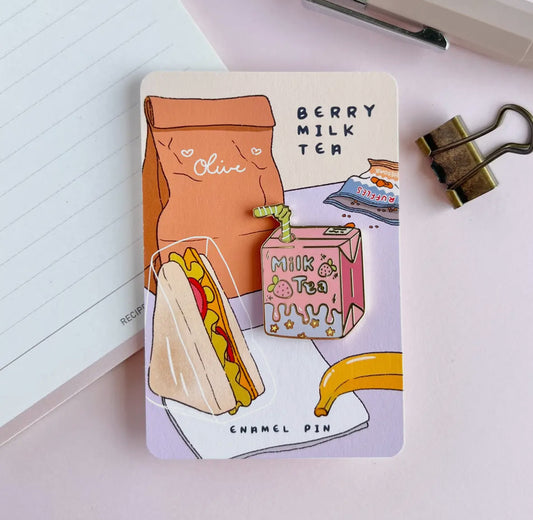 berry milk pin