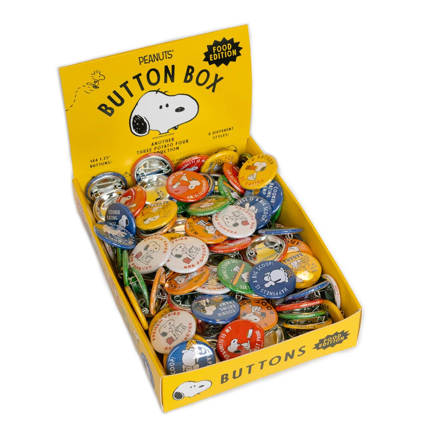 Snoopy Button Box (Food Edition)