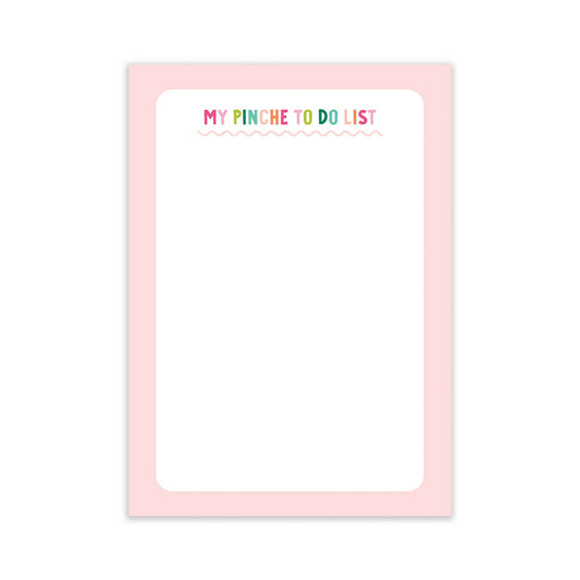 Pinche To Do List Notepad - Funny Spanish Notepad