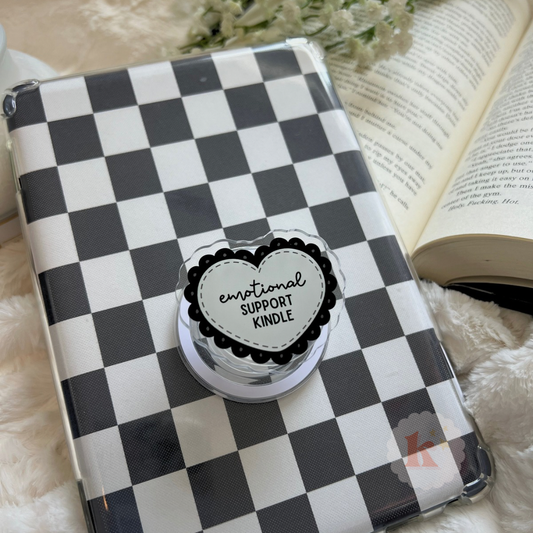 Emotional support kindle grip | coquette kindle accessories