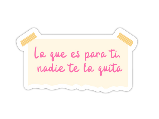 Para Ti Sticky Note Sticker