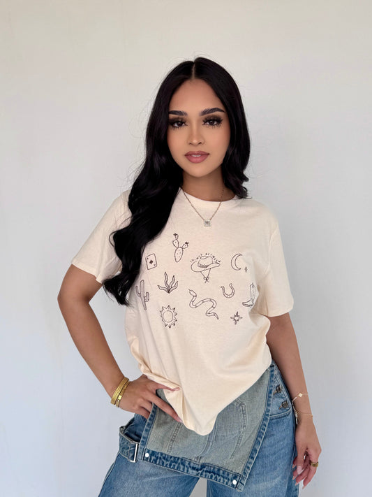 Texas cream tee