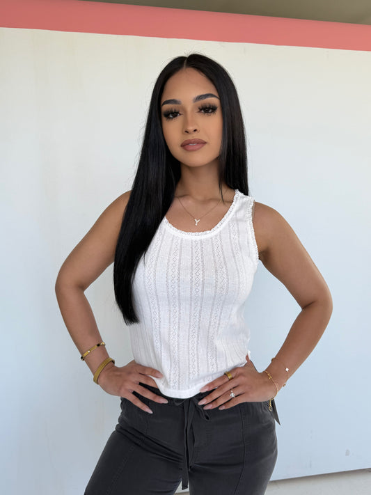 Barsa white basic tee