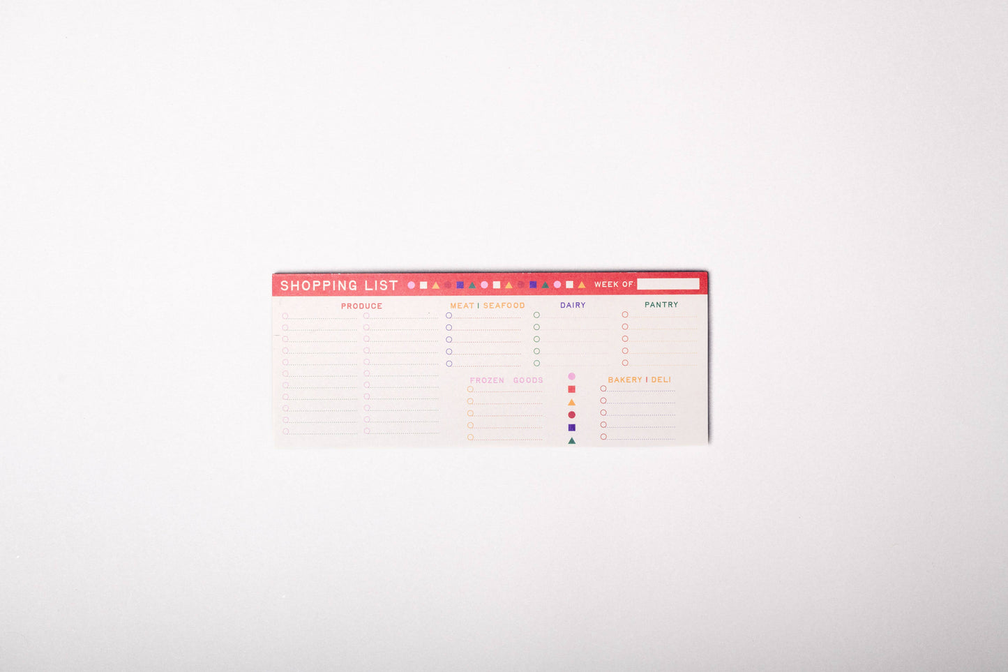 Meal Planner and Shopping List Set, Floral
