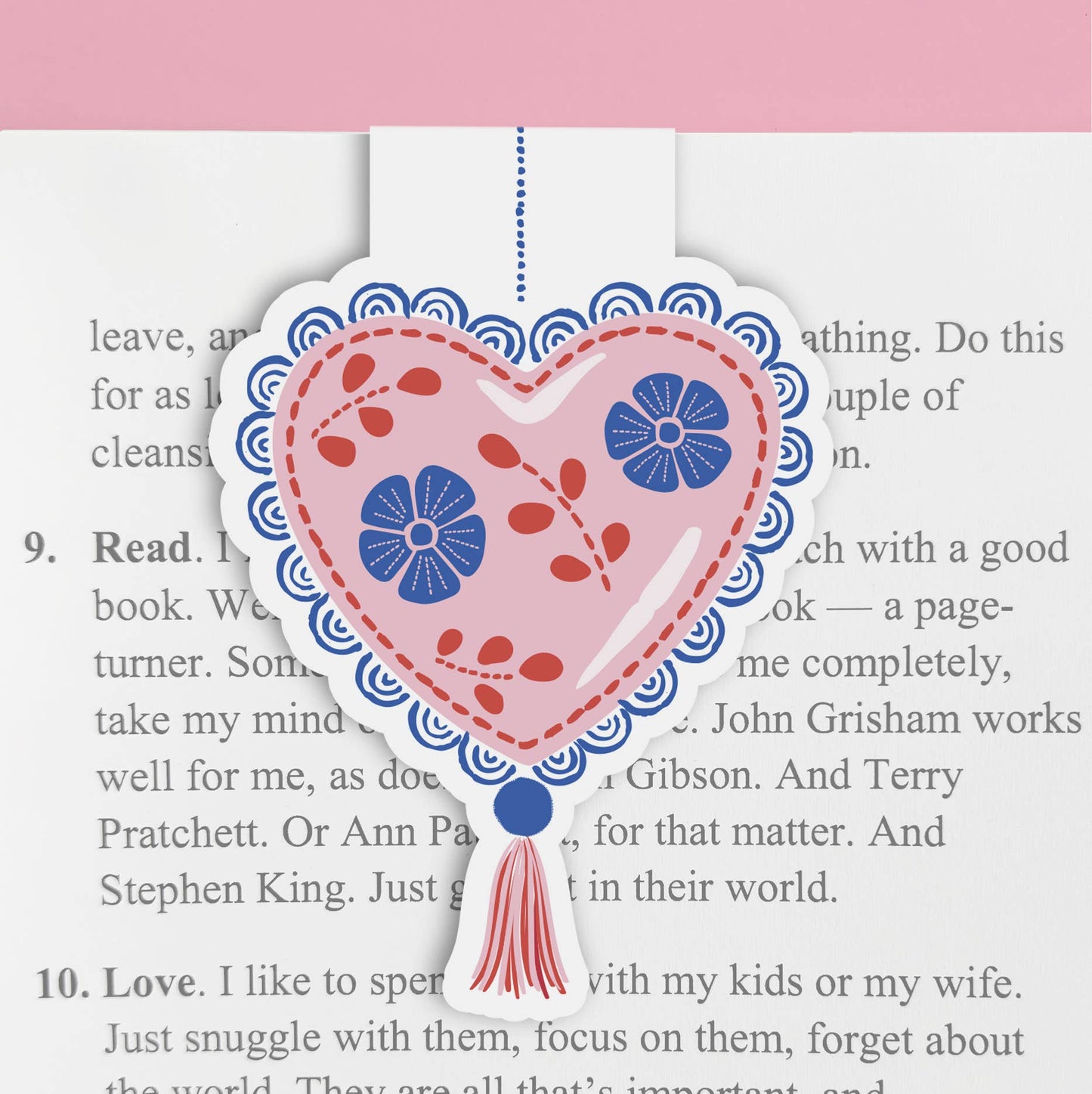 Magnetic Bookmark | Mexican Heart Ornament