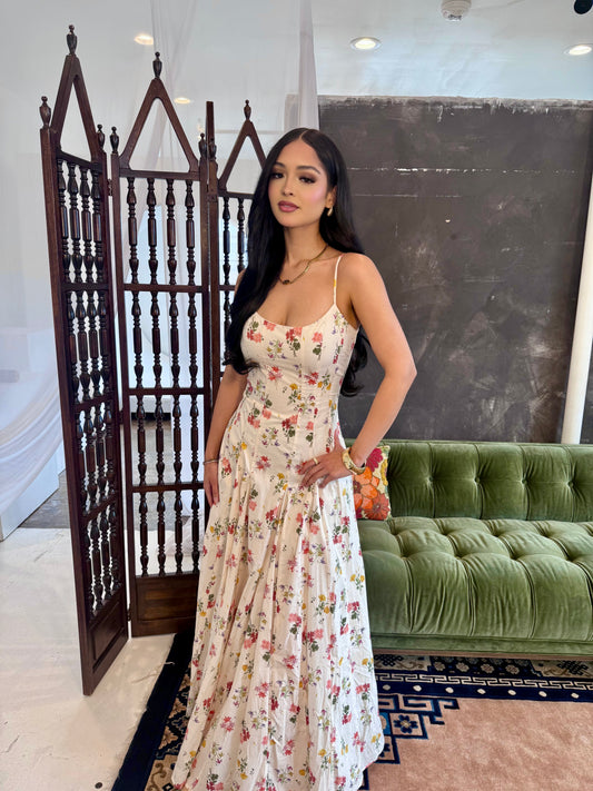 Floral flurry dress
