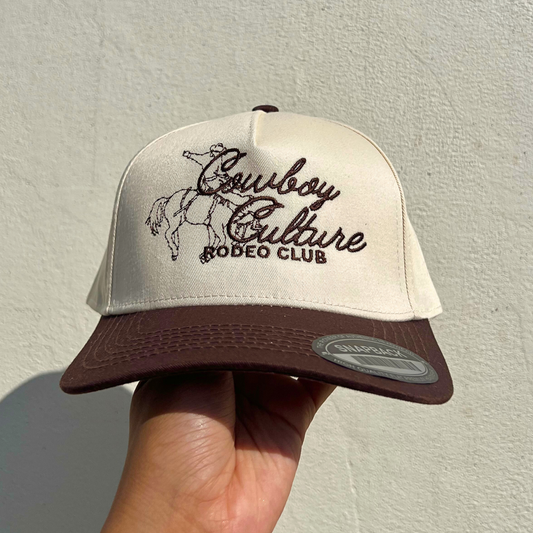 Cowboy Culture Rodeo Club Two-Toned Structured Cap