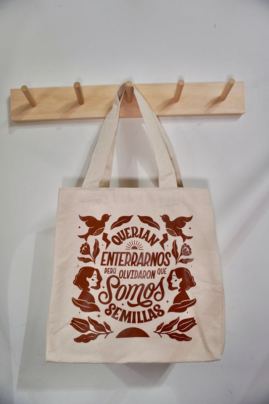 semillas tote bag