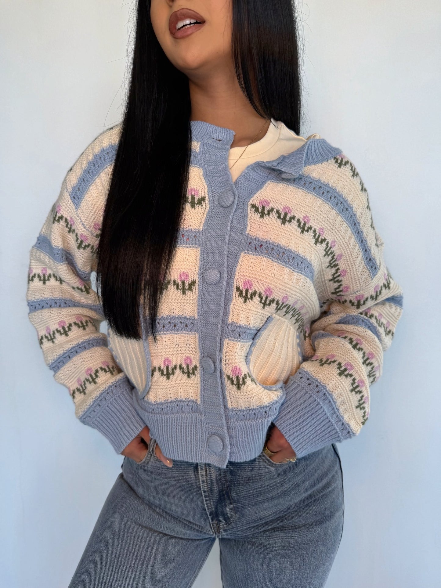 Primaveral knit cardigan