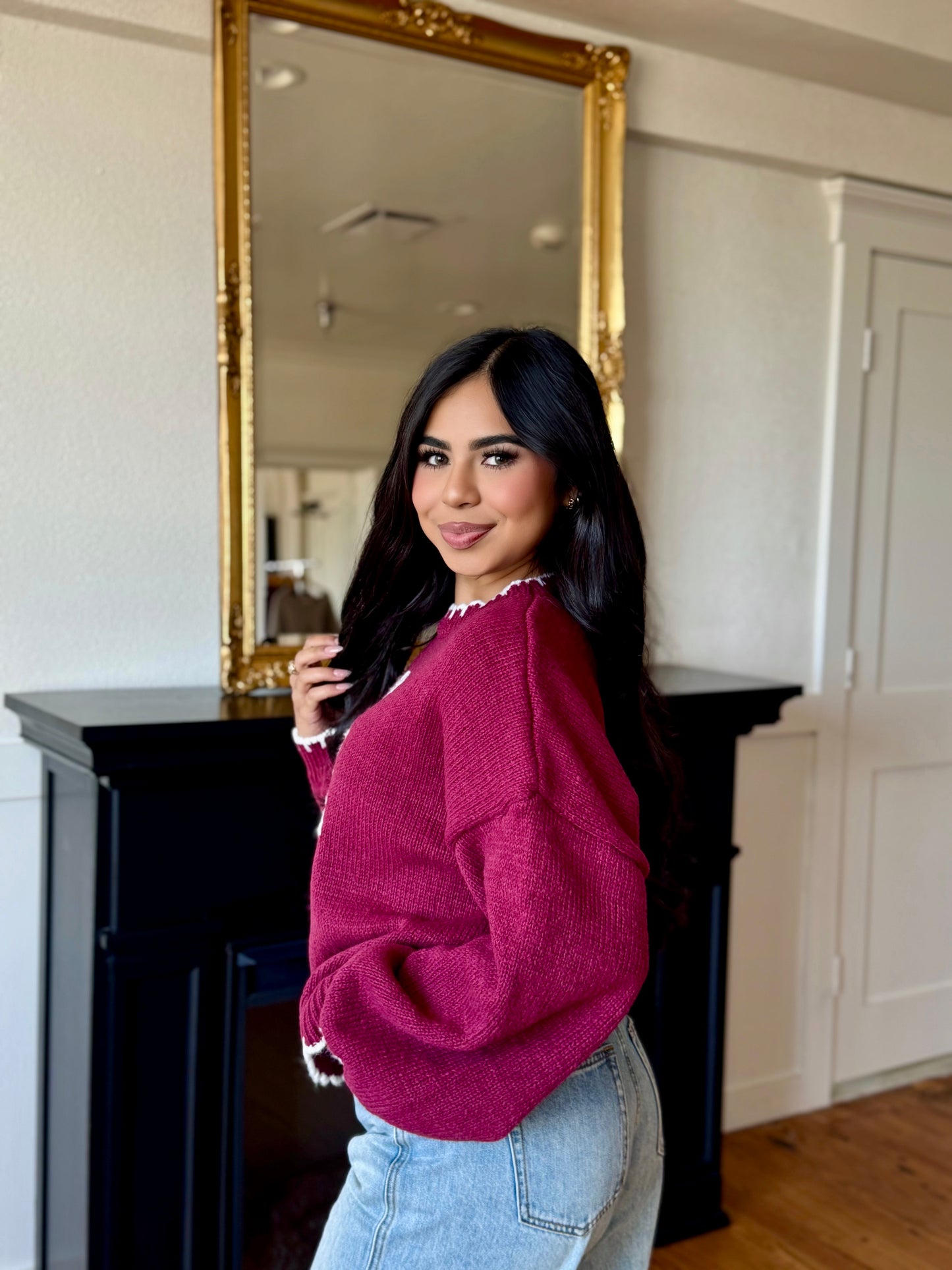 Merry stitch sweater