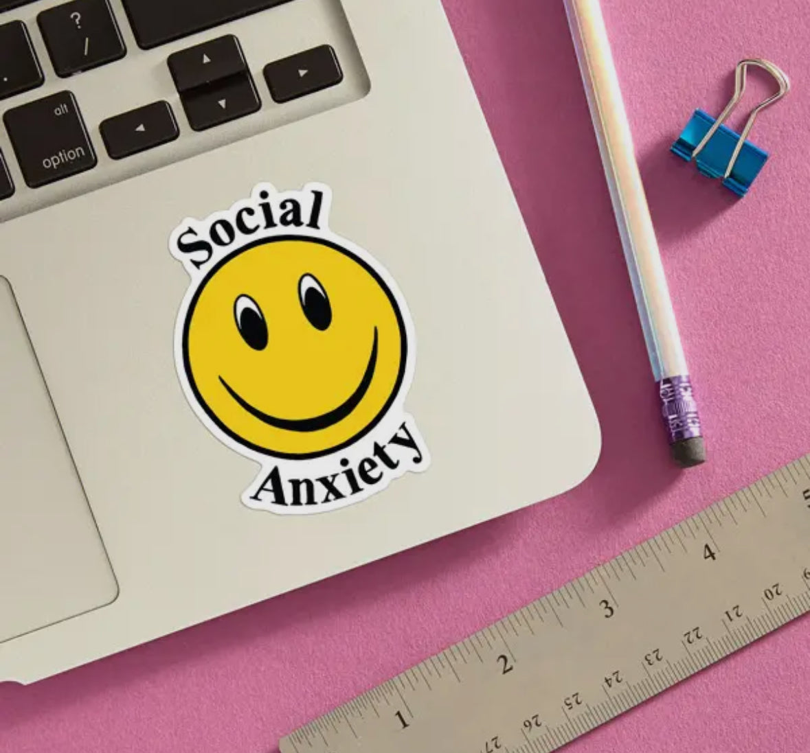 social anxiety sticker