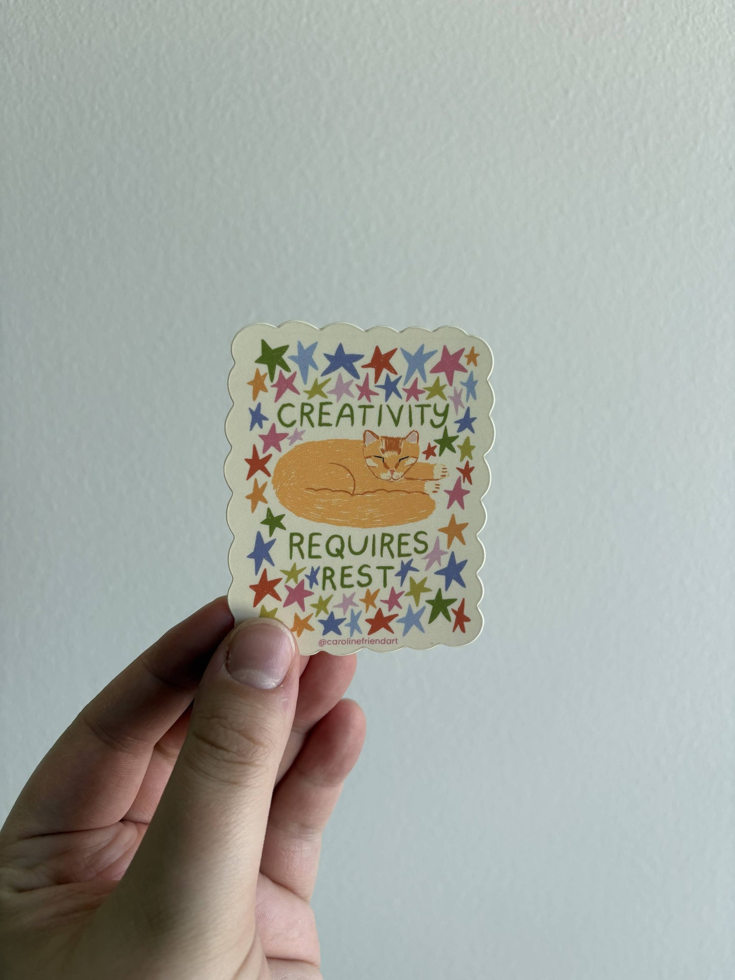 Creativity Requires Rest Sticker