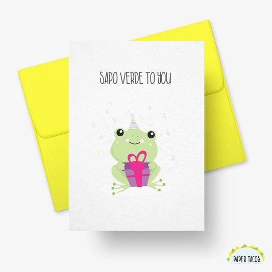 Sapo Verde to You!