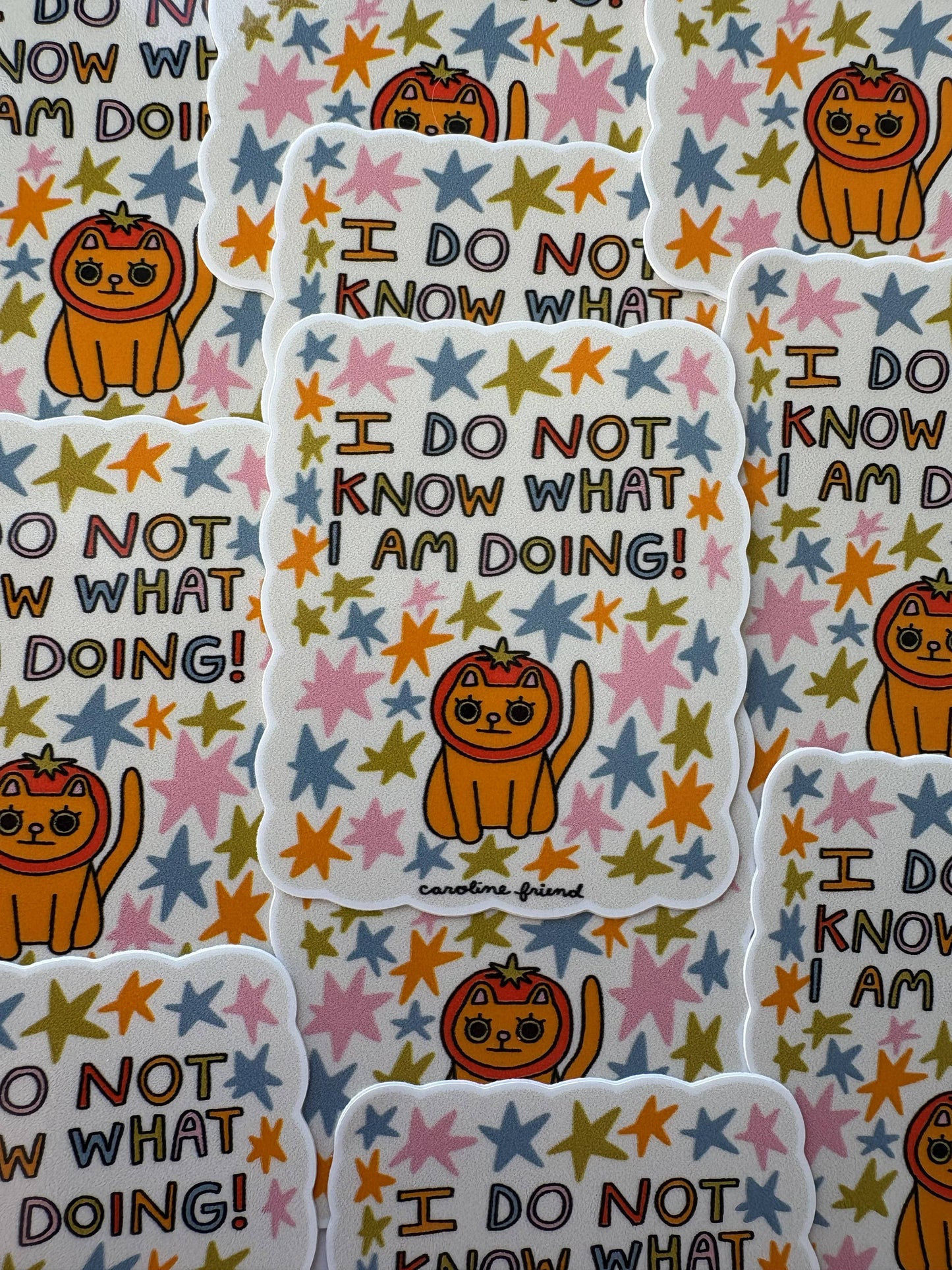 I Do Not Know What I Am Doing Sticker