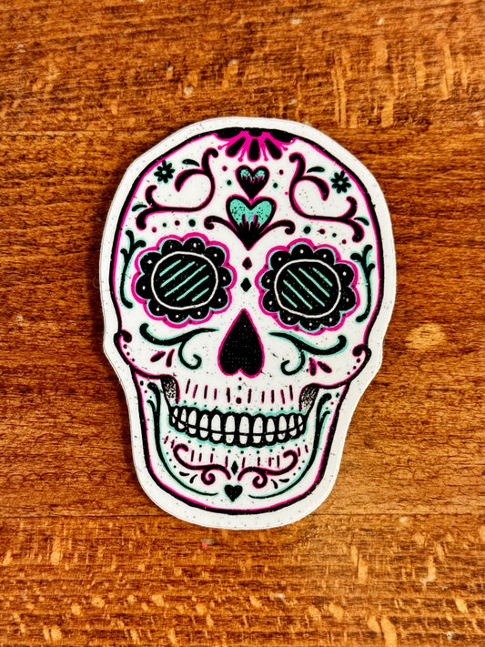 sugar skull sticker