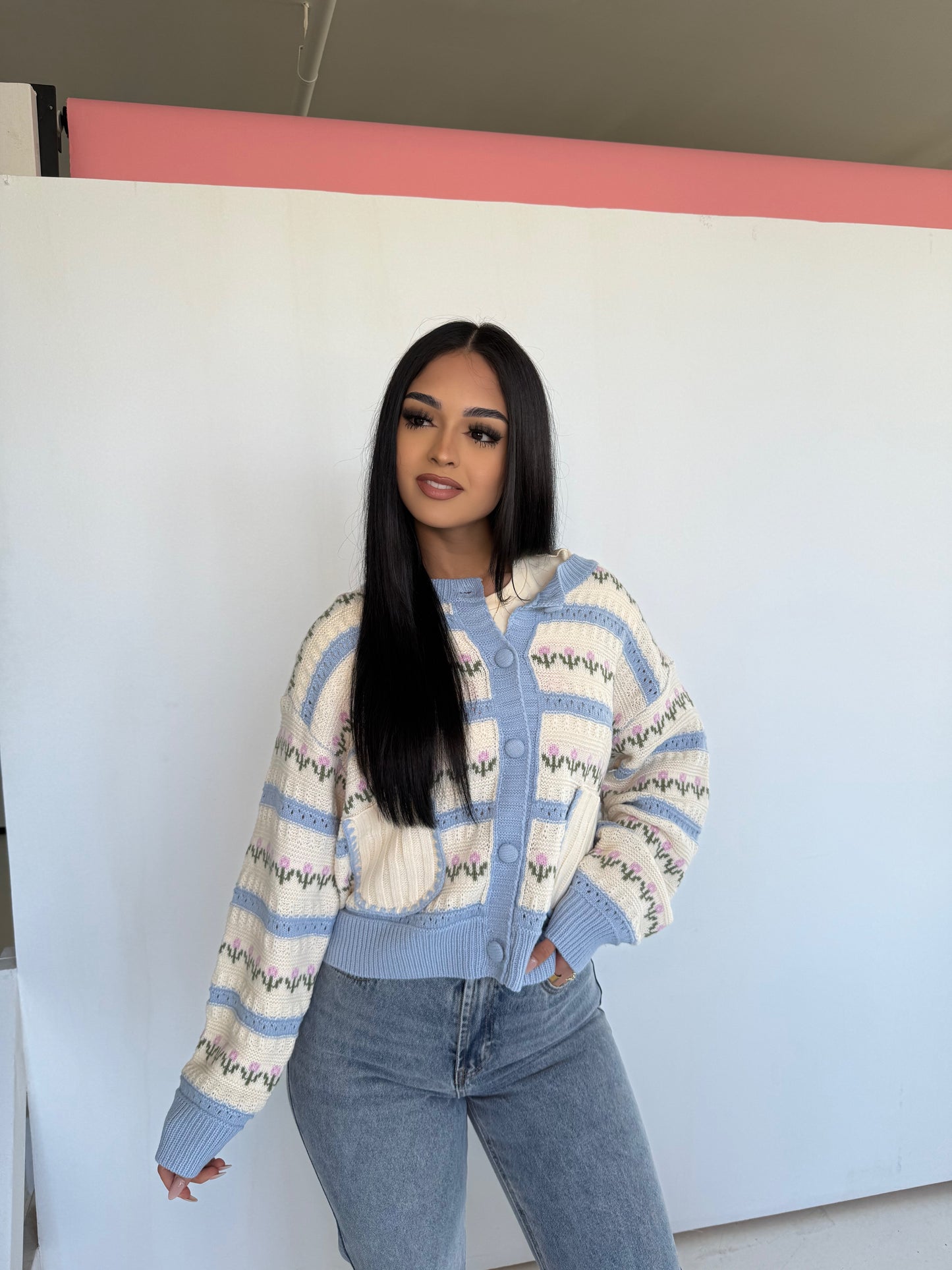 Primaveral knit cardigan