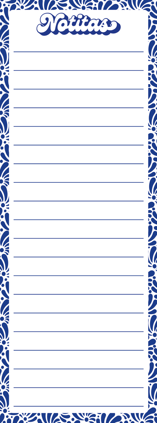 Notitas Talavera Notepad