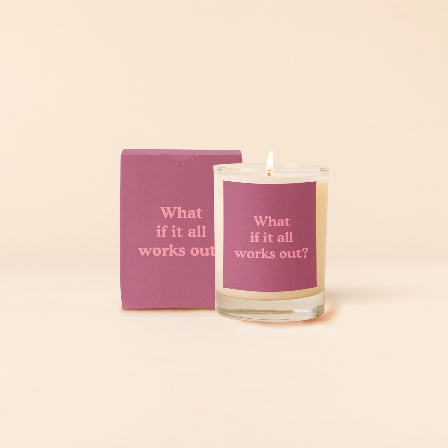 NEW! Candle Rocks Glass - Yippie