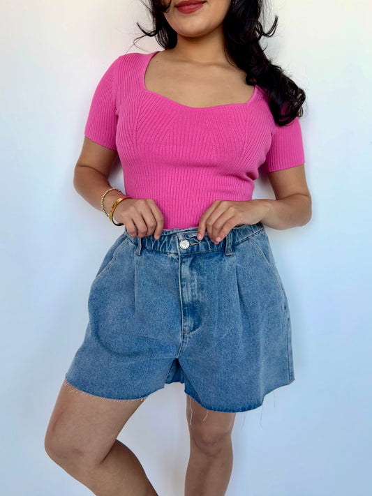 olivia denim shorts