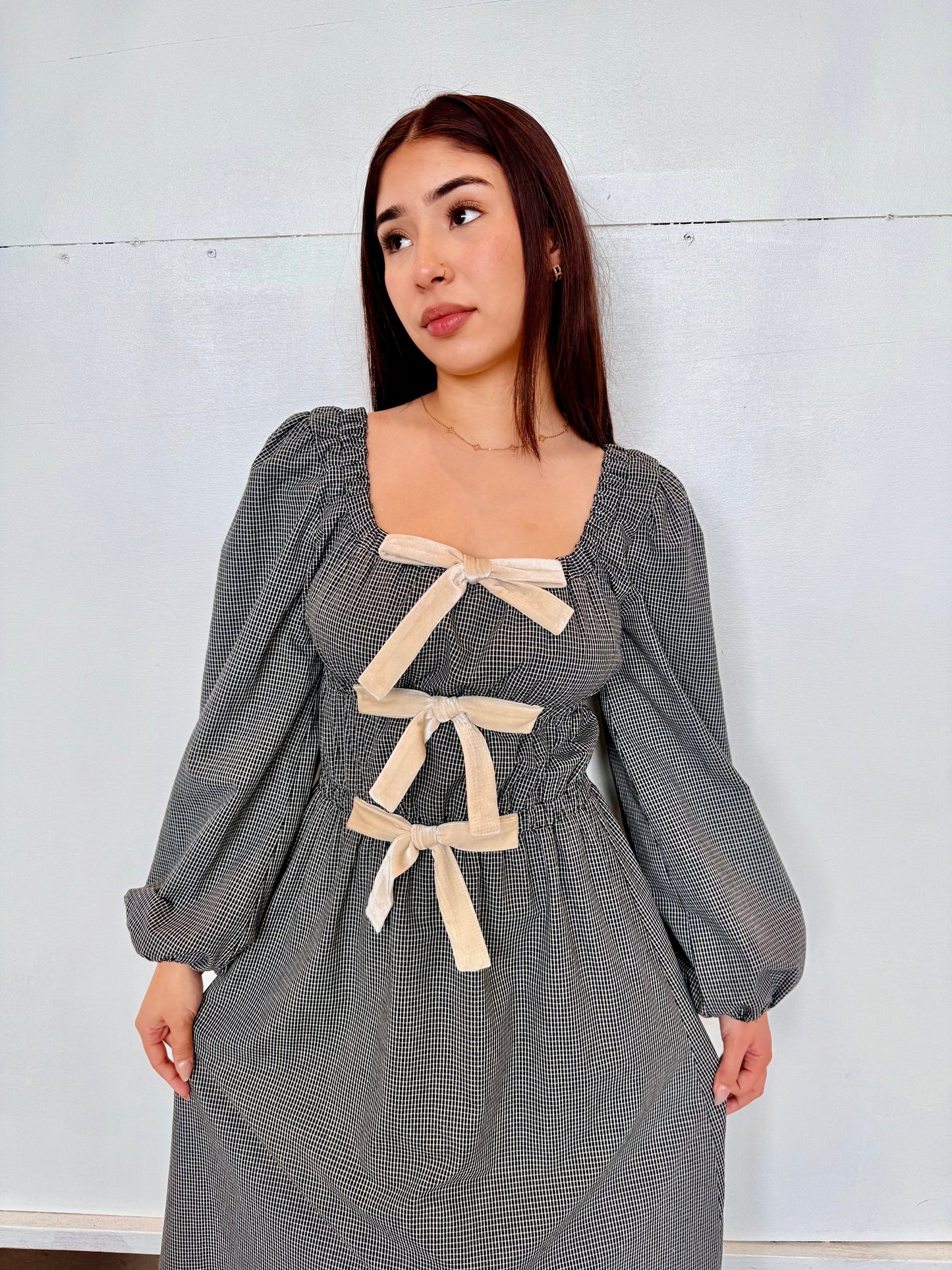 Ivy black maxi dress