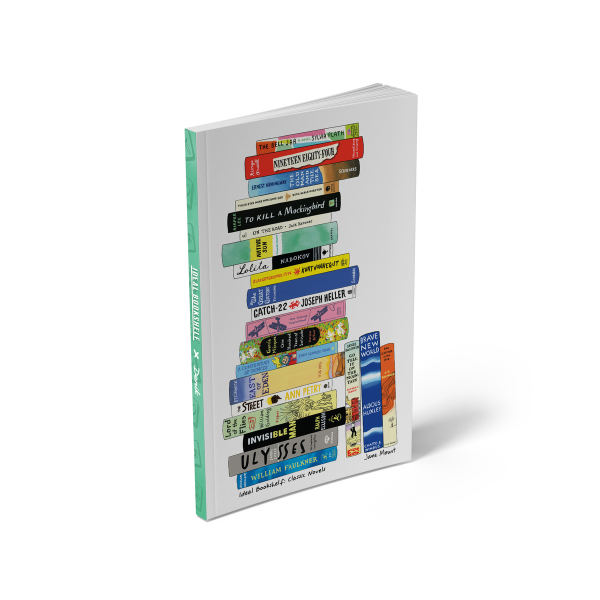 Classic Novels Soft Touch Layflat Notebook Journal