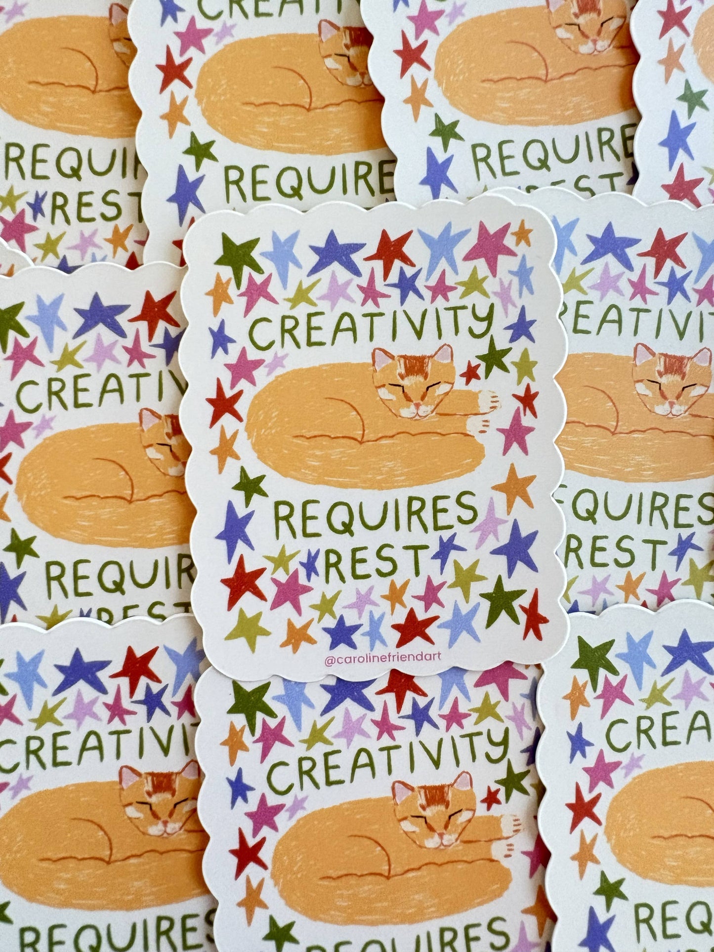 Creativity Requires Rest Sticker