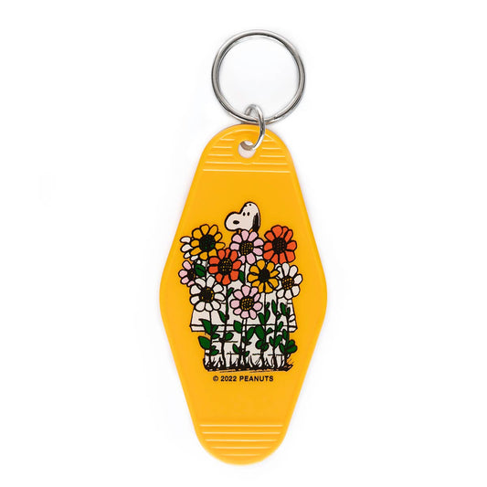 Snoopy Daisy Garden KeyTag