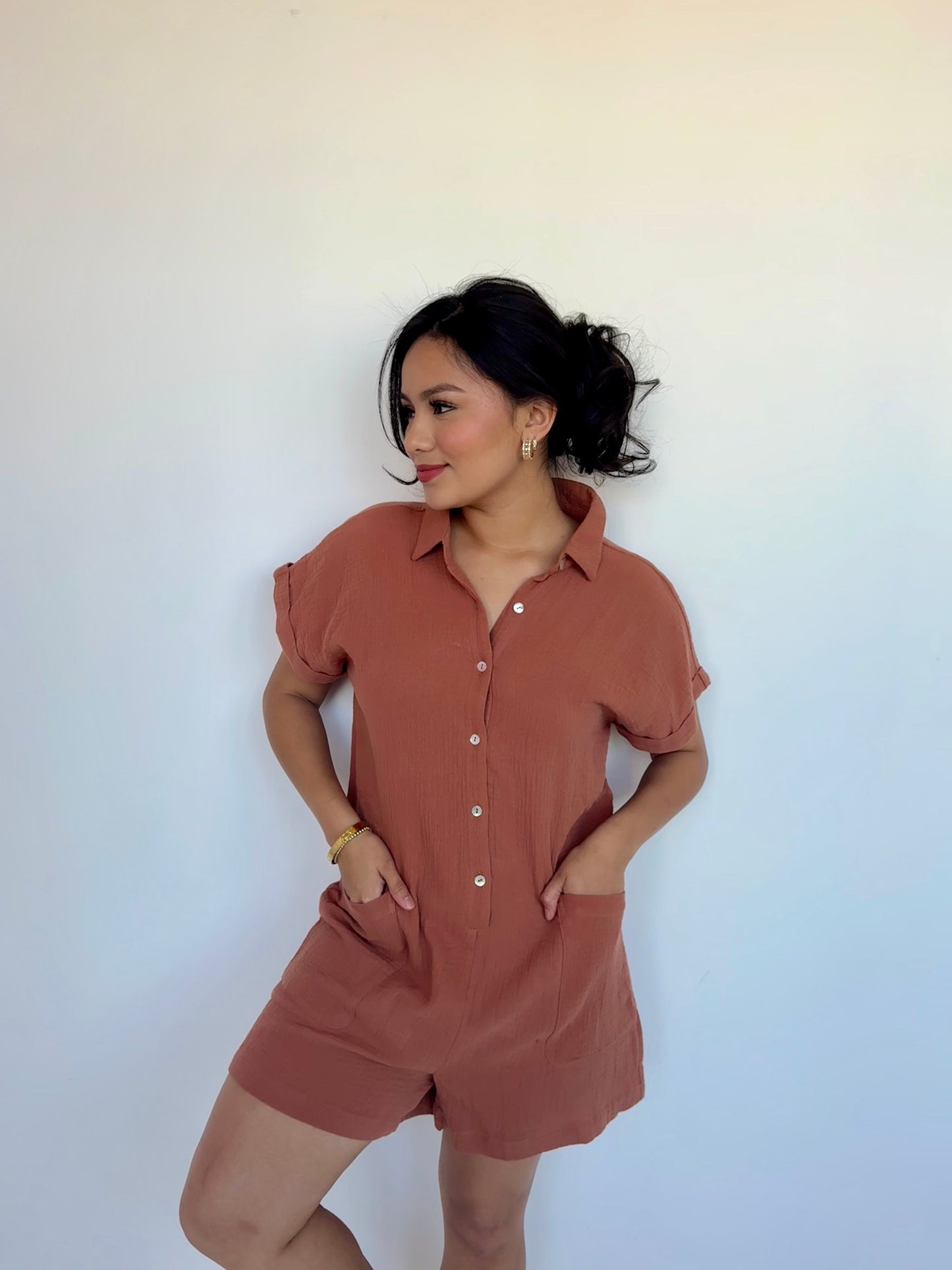 ava cotton romper