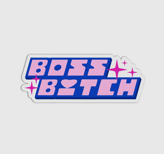 boss bitch sticker