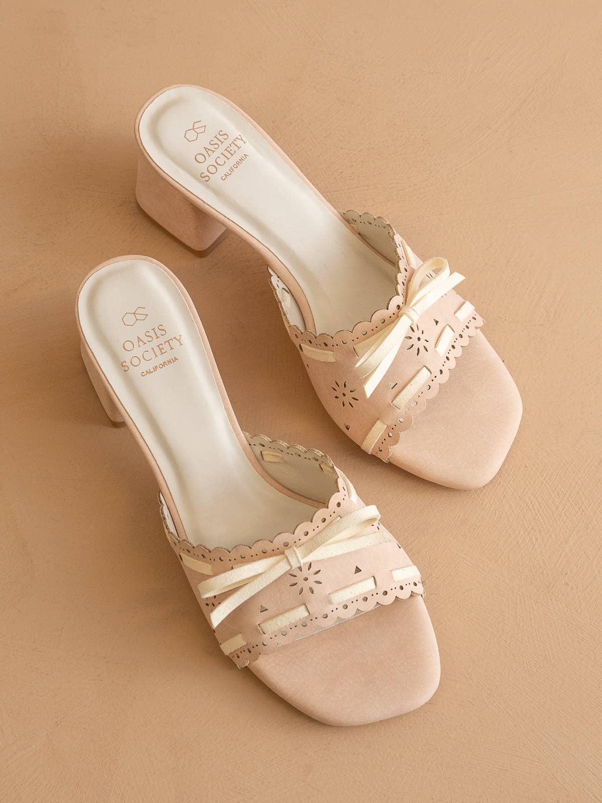 The Breda Blush | Sweet low heel sandal