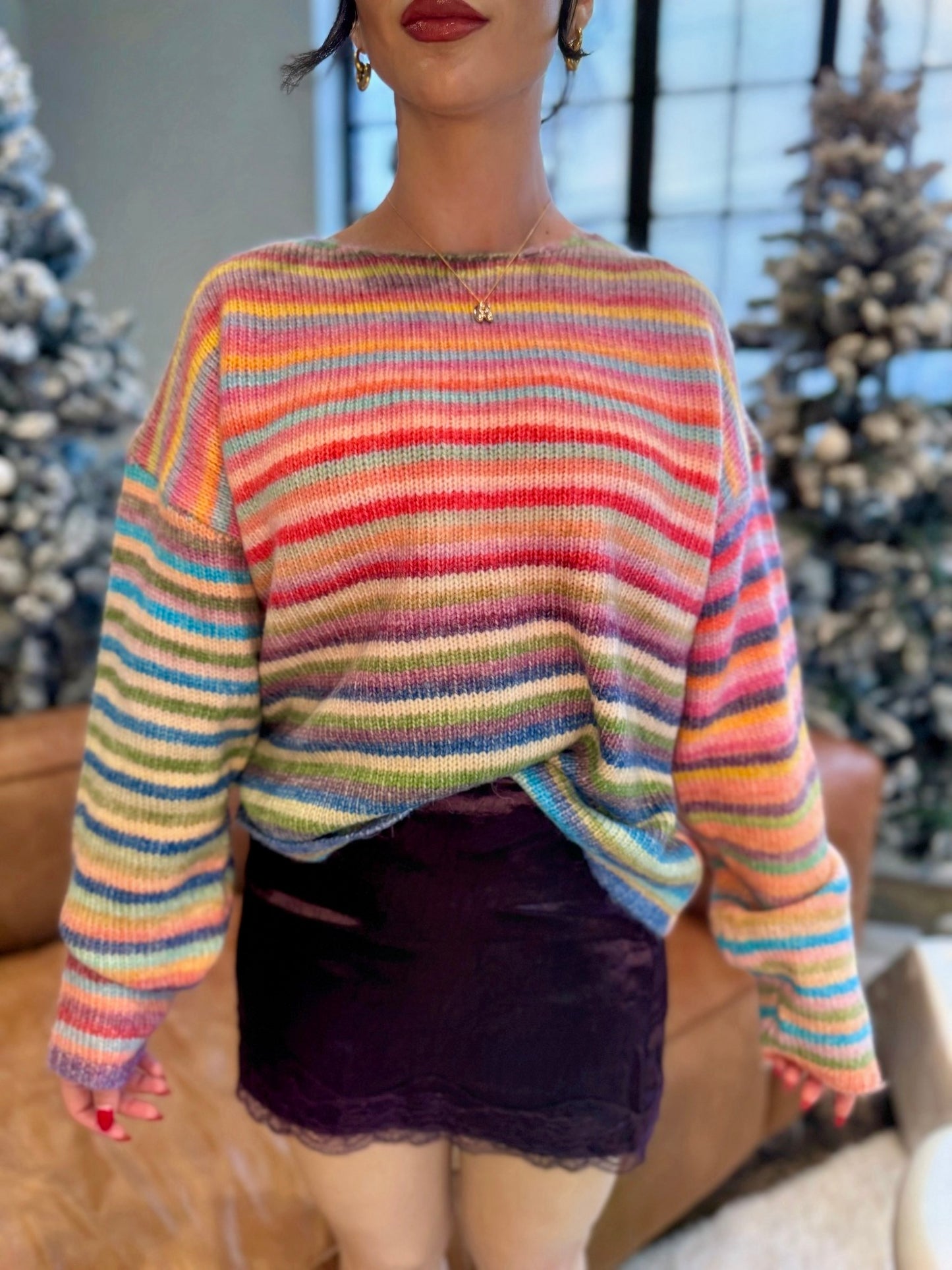 Ray rainbow sweater