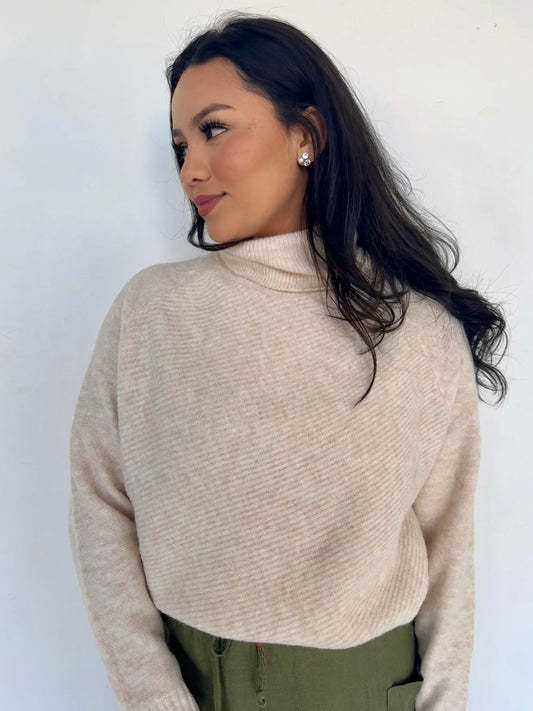 faith rolled turtleneck