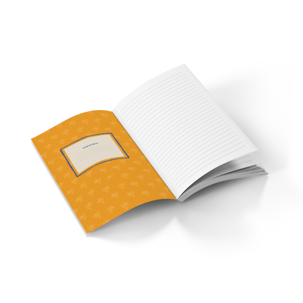 Night Swan  Soft Touch Classic Layflat Notebook Journal