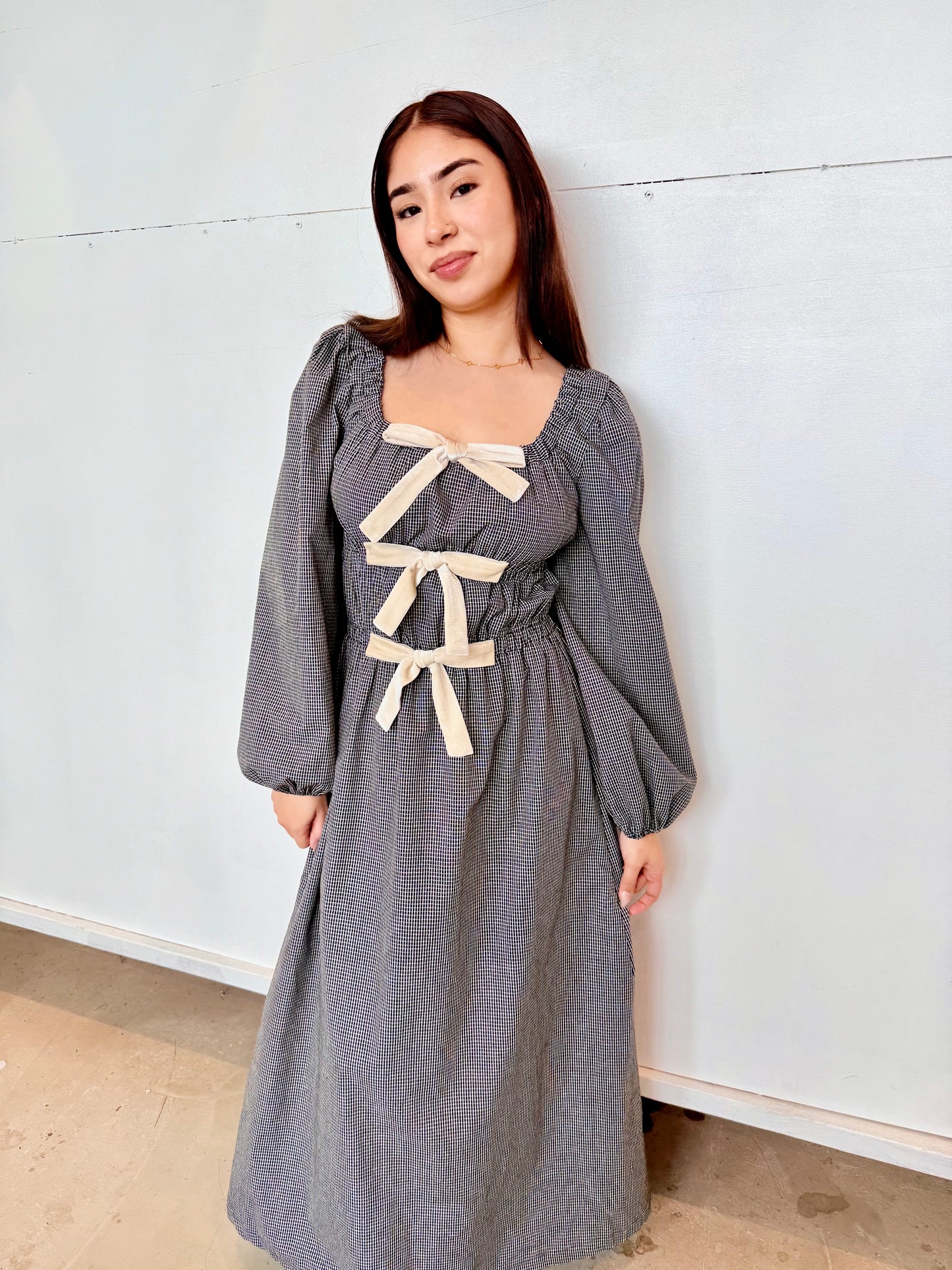 Ivy black maxi dress